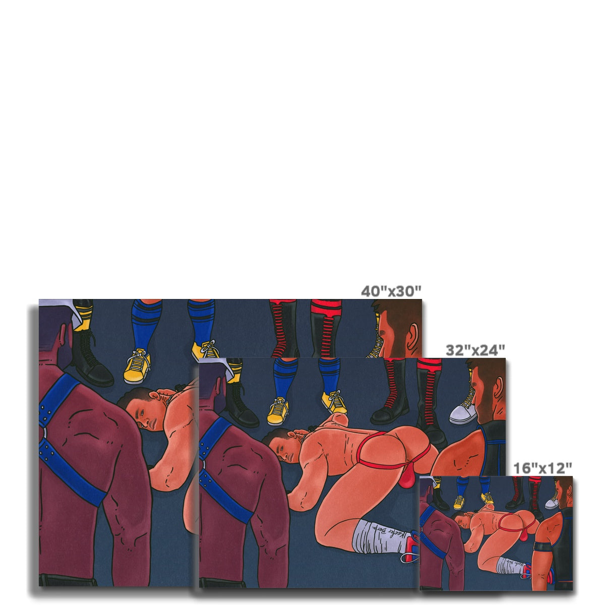 Folsom Stretched Canvas Print (ft. Nate Grimes)